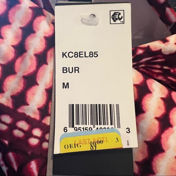 NWT Kenneth Cole Push Up Tummy Toner Tankini Swim Top M Medium Shape Enhancing - Picture 14 of 14